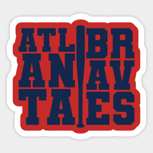 Braves! Sticker